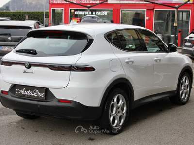 Alfa Romeo Tonale TCT6 Super FULL LED IOS-ANDROID CLIMA BI-ZONA Bianco usata Villongo