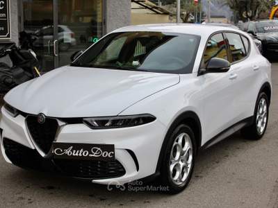 Alfa Romeo Tonale TCT6 Super FULL LED IOS-ANDROID CLIMA BI-ZONA Bianco usata Villongo
