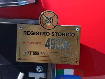 Fiat 500 24cv Rosso usata Cerea