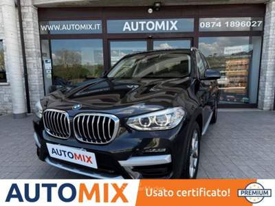 BMW X3 Xdrive20d xLine 190cv auto Nero usata Campobasso