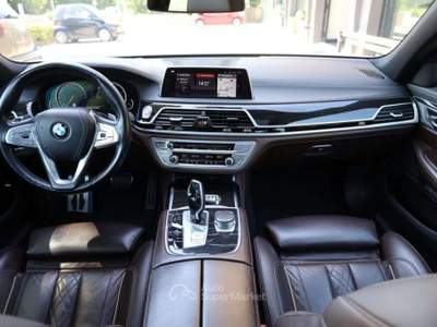 BMW Serie 7 730d 730 d xDrive Eccelsa MSport 360Cam Tetto Gesture ACC+ Bianco usata Rezzato