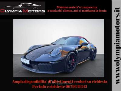 Porsche 911 911.2 4 GTS T-HYBRID CABRIO CHRONO 21 KAMERA BOSE Nero usata Ciampino