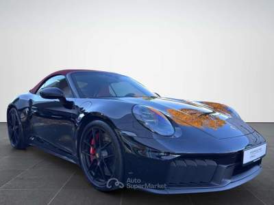Porsche 911 911.2 4 GTS T-HYBRID CABRIO CHRONO 21 KAMERA BOSE Nero usata Ciampino