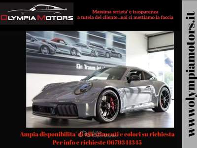 Porsche 911 911.2 4 GTS T-HYBRID CHRONO 21 TETTO KAMERA BOSE Grigio usata Ciampino