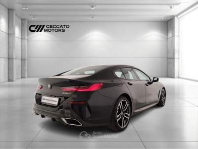 BMW Serie 8 Gran Coupé 840d 840 d Mild Hybrid 48V xDrive Steptronic Nero usata Padova