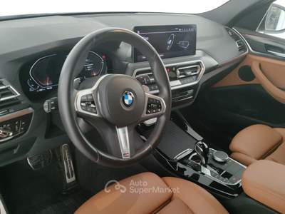 BMW X3  - x3 xdrive20d mhev 48v msport auto Bianco usata Livorno