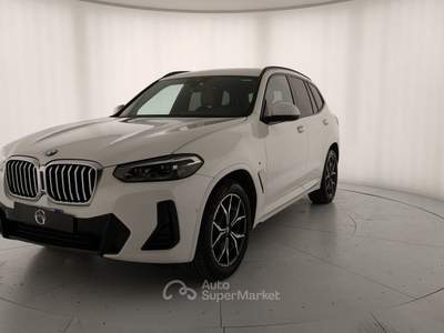 BMW X3  - x3 xdrive20d mhev 48v msport auto Bianco usata Livorno
