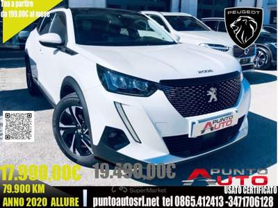 Peugeot 2008 1.5HDi TETTO -TELECAMERA PELLE Allure Bianco usata Isernia