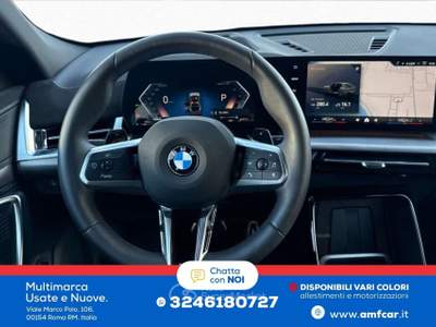 BMW X2 1.8 diesel 150cv M Sport Navi Pdc Grigio usata Roma