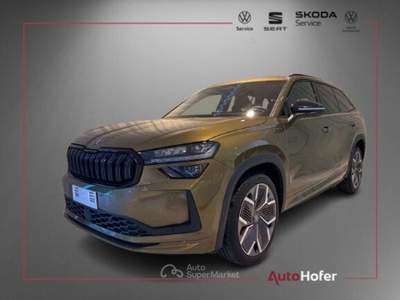 Skoda Kodiaq 2.0 TDI 4x4 DSG Sportline Panorama GANCIO LED Navi Oro usata Chiusa
