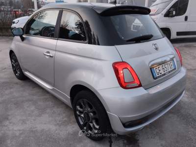 Fiat 500 TETTO NERO Grigio usata CANELLI