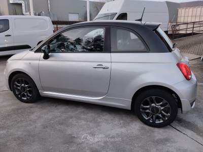 Fiat 500 TETTO NERO Grigio usata CANELLI