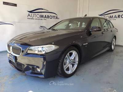 BMW Serie 5 520i UNI-PROPRIETARIO KM CERTIFICATI Blu/Azzurro usata Limatola
