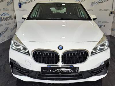 BMW Serie 2 218i 218i Active Tourer Sport 140cv auto NAVI! SED. RISCAL! Bianco usata Limatola