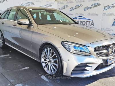 Mercedes-Benz Classe C 220 d Premium VIRTUAL! CAMERA 360! Argento usata Limatola