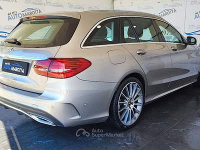 Mercedes-Benz Classe C 220 d Premium VIRTUAL! CAMERA 360! Argento usata Limatola
