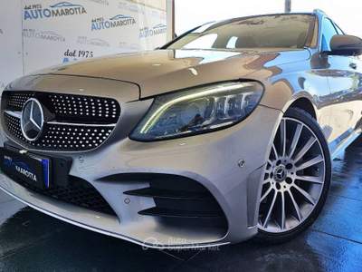 Mercedes-Benz Classe C 220 d Premium VIRTUAL! CAMERA 360! Argento usata Limatola