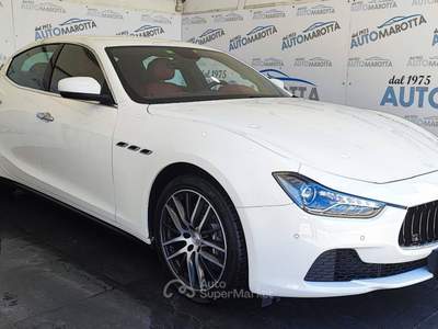Maserati Ghibli 3.0 V6 ds 275cv TAGLIANDI MASERATI! Bianco usata Limatola