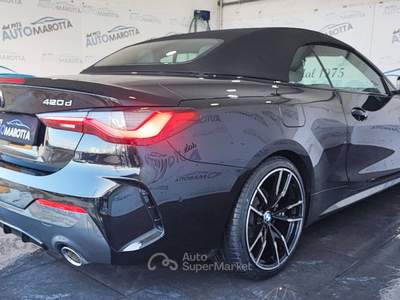 BMW Serie 4 420d 420d mhev 48V Msport auto Nero usata Limatola