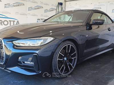 BMW Serie 4 420d 420d mhev 48V Msport auto Nero usata Limatola