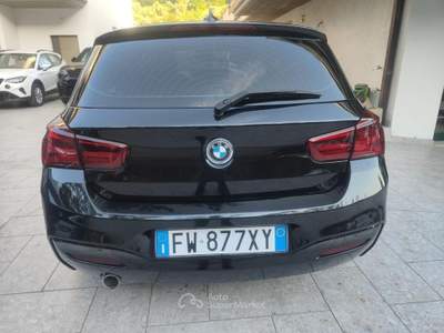 BMW Serie 1 116d d 5p. Sport AUTOMATICA Nero usata Cappelle sul Tavo