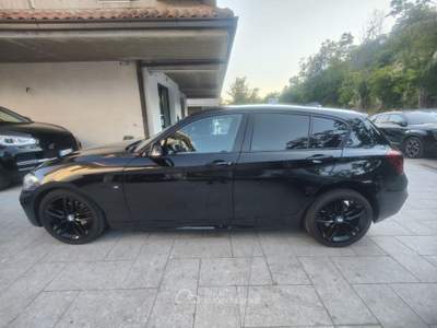 BMW Serie 1 116d d 5p. Sport AUTOMATICA Nero usata Cappelle sul Tavo