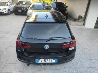 BMW Serie 1 116d d 5p. Sport AUTOMATICA Nero usata Cappelle sul Tavo