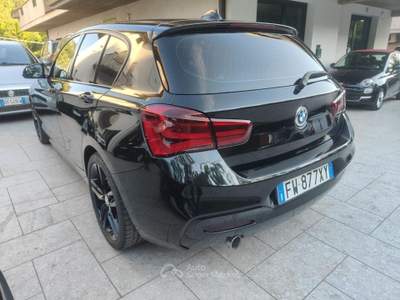 BMW Serie 1 116d d 5p. Sport AUTOMATICA Nero usata Cappelle sul Tavo