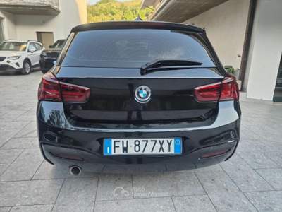 BMW Serie 1 116d d 5p. Sport AUTOMATICA Nero usata Cappelle sul Tavo