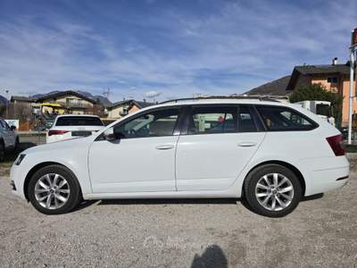 Skoda Octavia 1.6 TDI SCR 115 CV Wagon Executive Bianco usata Lavis