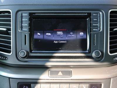 Volkswagen Sharan 2.0 TDI GANCIO TRAINO NAVY XENON PORTE ELETTRICHE Nero usata Villongo