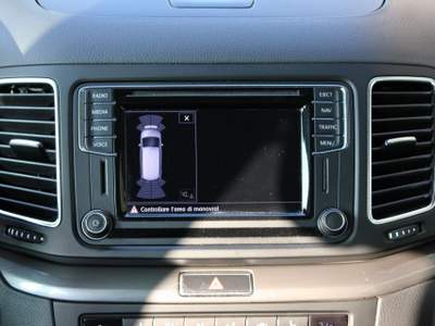Volkswagen Sharan 2.0 TDI GANCIO TRAINO NAVY XENON PORTE ELETTRICHE Nero usata Villongo