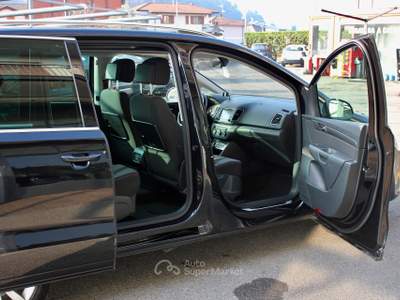 Volkswagen Sharan 2.0 TDI GANCIO TRAINO NAVY XENON PORTE ELETTRICHE Nero usata Villongo
