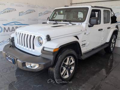 Jeep Wrangler 2.2 mjt II Sahara auto TAGLIANDI JEEP! Bianco usata Limatola Jeep Wrangler 2.2 mjt II Sahara auto TAGLIANDI JEEP! Bianco usata Limatola