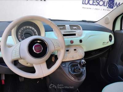 Fiat 500  - 500 c 1.2 lounge Verde usata Ancona