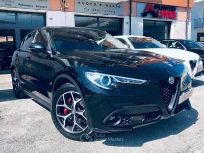 Alfa Romeo Stelvio 190CV Q4 PALETTE PELLE-TELECAM Nero usata Isernia