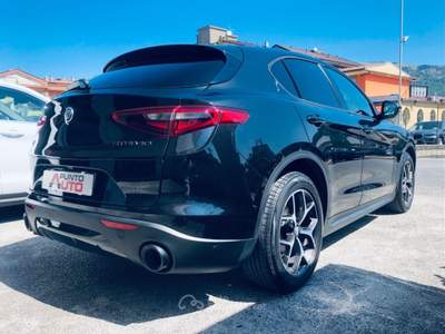 Alfa Romeo Stelvio 190CV Q4 PALETTE PELLE-TELECAM Nero usata Isernia