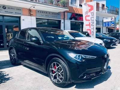 Alfa Romeo Stelvio 190CV Q4 PALETTE PELLE-TELECAM Nero usata Isernia
