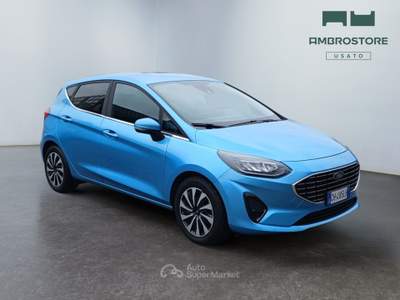 Ford Fiesta  - fiesta 5p 1.0 ecoboost h titanium 125cv Blu/Azzurro usata Segrate