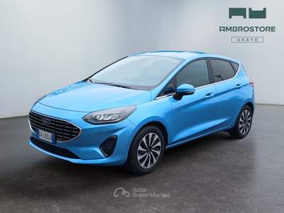 Ford Fiesta  - fiesta 5p 1.0 ecoboost h titanium 125cv Blu/Azzurro usata Segrate