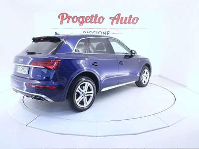 Audi Q5 Q5 40 tdi S-line quattro s-tronic PELLE BEIGE ADAS Blu/Azzurro usata Riccione