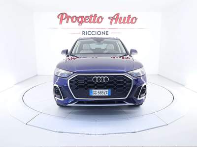 Audi Q5 Q5 40 tdi S-line quattro s-tronic PELLE BEIGE ADAS Blu/Azzurro usata Riccione