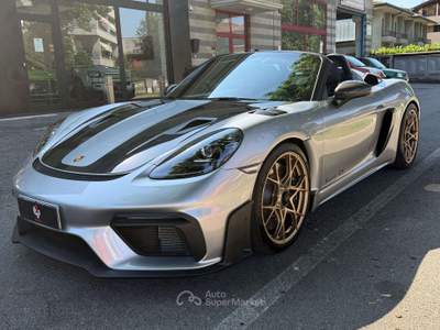Porsche 718 718 Boxster IV  4.0 RS pdk WEISSACH Argento usata Cantù