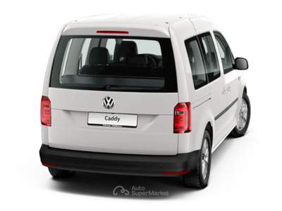 Volkswagen Caddy 1.4 TGI 110cv 5 Posti, Navi, Retrocamera, Km cert Bianco usata Monte San Giusto