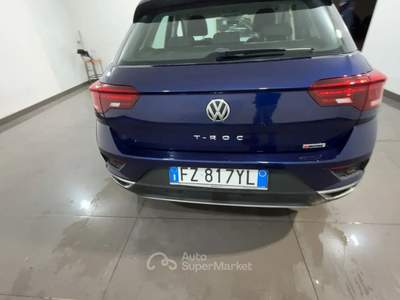 Volkswagen T-Roc VOLKS T-ROC 2.0 TDI ADVANCED 4MOTION DSG T-Roc 2.0 tdi Advanced 4motion dsg Blu/Azzurro usata Roma