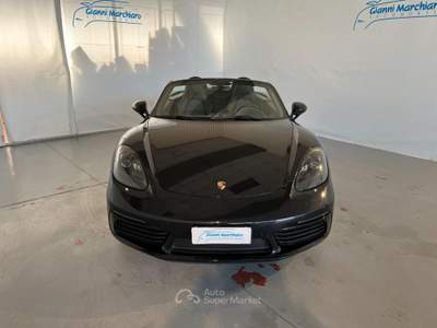 Porsche 718 718 2.0 PDK SPORT CHRONO-PELLE-20"-SCARICO Nero usata Monticello d'Alba