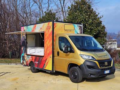 Fiat Ducato 140 CV - allestimento STREET FOOD Bianco usata Rosta