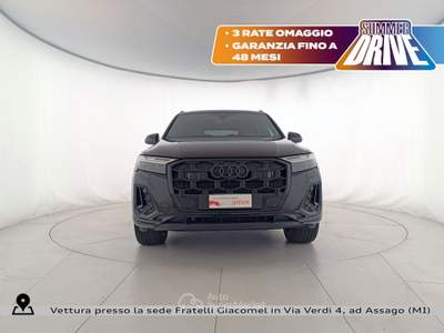 Audi Q7 3.0 tdi mhev s line edition quattro 286cv tiptronic 7p.ti Nero usata Assago
