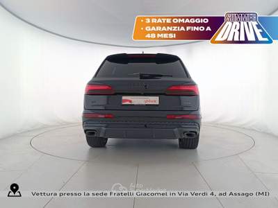 Audi Q7 3.0 tdi mhev s line edition quattro 286cv tiptronic 7p.ti Nero usata Assago