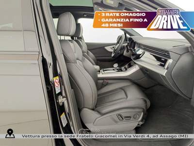 Audi Q7 3.0 tdi mhev s line edition quattro 286cv tiptronic 7p.ti Nero usata Assago